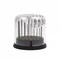 Excel Assorted Drill Bit Set #60-80 – 20 Piece High-Quality Hobby Drill Bits with Dome Stand & Clear Cover